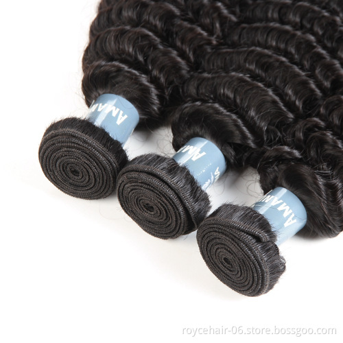 Unprocessed Indian Human Virgin Hair Raw Indian Temple Hair Weave